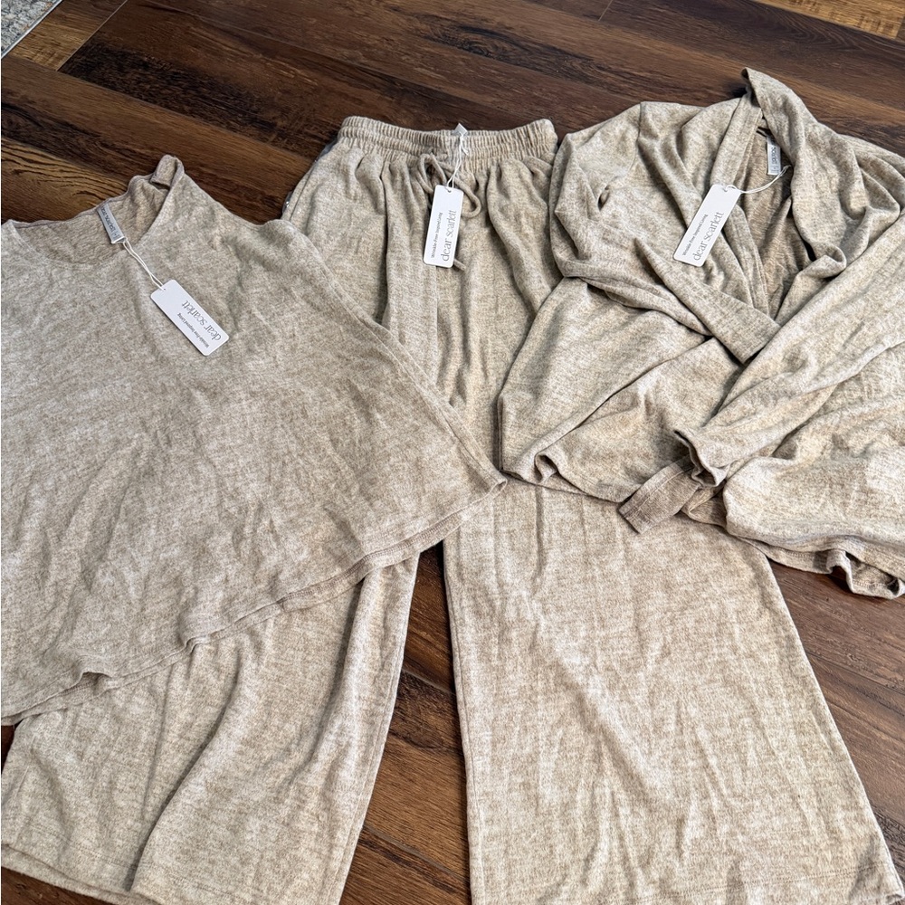 Beige Women's Loungewear Set